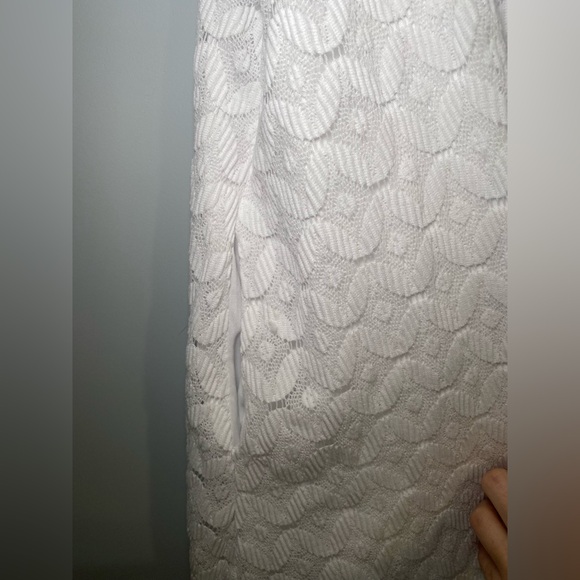 Show Me Your MuMu Flora Spacey Lacey White Mini Dress Size S - Picture 5 of 9